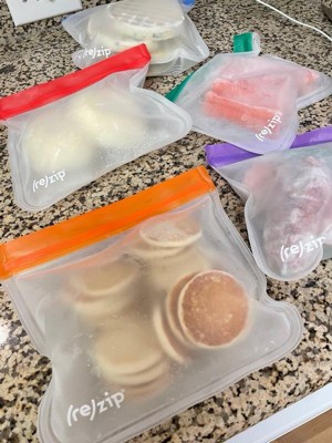 re)zip Reusable Leak-proof Food Storage Bag Kit - Mini And Snack Stand-up,  Flat Snack & Lunch - 8ct : Target