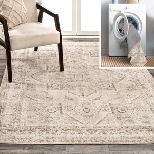JONATHAN Y Koda Vintage Medallion Machine-Washable Area Rug - 1 of 4