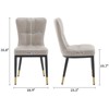 Bekrvio Leather Dining Room Chairs, Set of 4 - 2 of 4