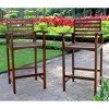 International Caravan,Highland Acacia Maine Bar Stool (Set of 2) - 2 of 4