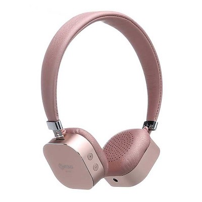 Contixo KB100 Kids Bluetooth Wireless Headphones -Volume Safe Limit 85db -On-The-Ear Adjustable Headset (Pink)