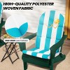Crestlive Products Adirondack Chair Cushion High Back Patio Water Resistant Fade Resistant - 4 of 4