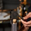 Viski Gunmetal Black Wine, Wine Bottle Opener - 3 of 4