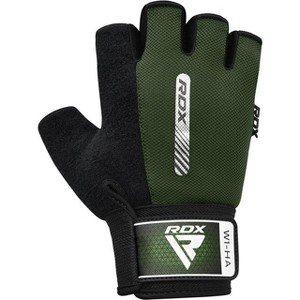 RDX Sports W1 Half Finger Gym Workout Gloves - Enhanced Grip and Support for Strength Training, CrossFit, Bodybuilding, Powerlifting, Workout Gloves - 1 of 4