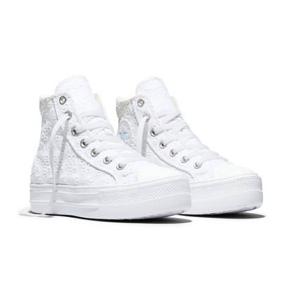 Мужские кроссовки Converse Women's Day One Platform Sneakers - Off-White 9.5 — фото 5