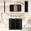 FDW Room Divider Wall Divider Wood Screen Wood Mesh Hand-Woven Design Room Screen Divider Indoor Folding Portable Partition Screen - 3 of 4