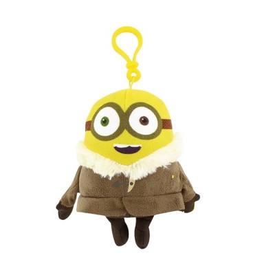 Commonwealth Toys Minion Movie Winter Minion (2 Eyes) Clip-On 5" Plush