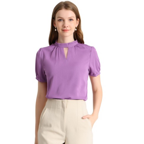 Tell Me Why Ruffled Puff Sleeve Top - Lavender - FINAL SALE