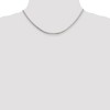 Black Bow Jewelry 2.5mm Sterling Silver Diamond Cut Solid Round Snake Chain Necklace - 2 of 4