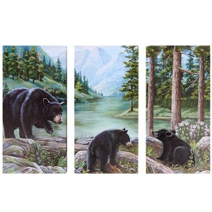 The Lakeside Collection Woodland Animal Canvas - Bear - 1 of 3