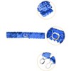 Allegra K Women's Halloween Skinny Stretchy Waist Belts Sequins Decor Slim Elastic Belts 2 Pcs - 2 of 4