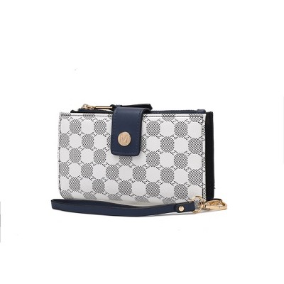 MKF Collection Solene Circular Print Women’s Wristlet Wallet by Mia K