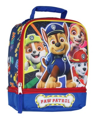 Paw Patrol Lunch Box Insulated Dual Compartment Kids Lunch Bag Tote ...