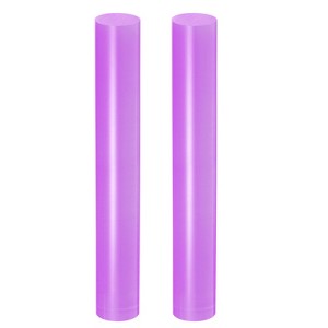 Unique Bargains DIY Crafts Acrylic Round Tube Non-Stick Durable Smooth Clay Roller 2 Pcs - 1 of 4