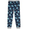 Jurassic World Boys' Movie Film Park Logo Blue Tight Fit Sleep Pajama Set Multicolored - 4 of 4