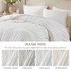 Gulches King 3 Piece Microfiber French Country Comforter set,White - 3 of 4