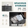 Kumasinova Dresser for Bedroom,Tall Chest of Drawers with Metal Frame and Wood Top,Storage Tower for Kid Room,Closet,Entryway,Nursery - 4 of 4