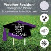 Big Dot of Happiness Purple Grad Class of 2025 Outdoor Decorations - Graduation Yard Signs - Set of 8 - 3 of 4