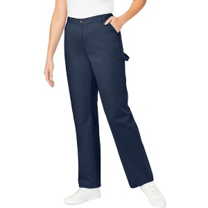 Woman Within Plus Size Carpenter Denim Pant - 1 of 4