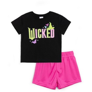 wicked Girls T-Shirt and Mesh Shorts Outfit Set Toddler - 1 of 4