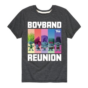 Boys' - Trolls - Boyband Reunion Branch and Brothers Short Sleeve Graphic T-Shirt - 1 of 4