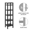 MH London Carlton 70" Solid Wood 5-Tier Etagere Bookcase - 4 of 4