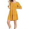 Women's Ruffle Sleeve Tier Dress - umgee - 4 of 4