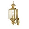 Livex Lighting Outdoor Basics 1 - Light Wall Light in  Polished Brass - 3 of 4