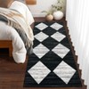 Area Rug with Rubber Backing Machine Washable Rug Trellis Printed Rugs Low Pile Foldable Indoor Carpet for Living Room Bedroom Guest Room Playroom - 4 of 4