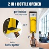 McKay Metal Can Crusher, Heavy-Duty Wall-Mounted Smasher for Aluminum Seltzer, Soda, and Bottles for Recycling - 12 oz and 14 oz Sizes - 4 of 4