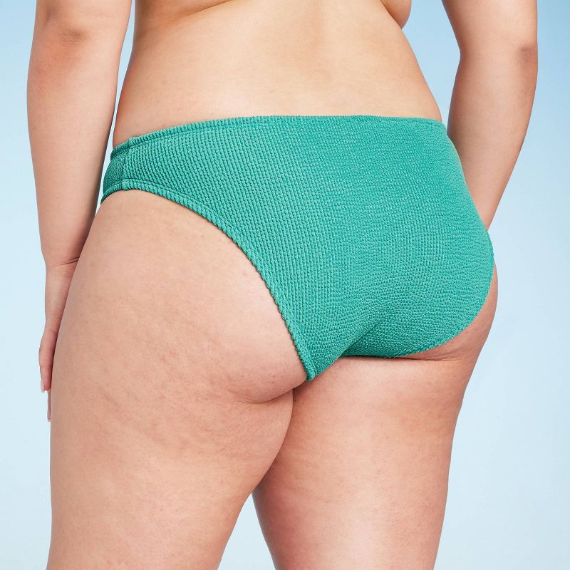 Women's Pucker Textured Hipster Bikini Bottom - Shade & Shore™, 6 of 9