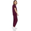 MediChic Womens 8-Pocket Scrubs Set- Mock Neck with 4-Pocket Jogger Scrub Pants - 4 of 4