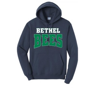 Adult Bethel High School Bees Name Classic Fleece Hoodie Sweatshirt ...