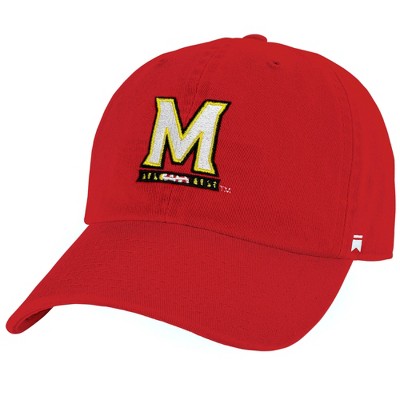 University Of Maryland Team Logo Adult Dad Cap Red OS