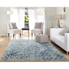 Quartz 27039 Ivory/Blue 5.3X7.7 Rectangle - 3 of 3
