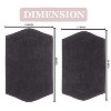 Waterford Collection Tufted Bath Rug, Extra Soft and Absorbent, Non-Slip Bath Mats, Machine Washable bath rugs for Bathroom, 2 Piece Set, Gray - 2 of 4