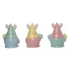 Transpac Ceramic Easter Gnome Mini Candy Jar Set of 3 Spring Home Decorations for Spring and Summer - 2 of 4