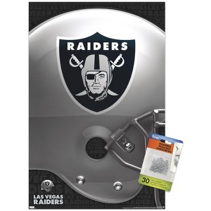 Trends International NFL Las Vegas Raiders – Logo 20 Unframed Wall Poster Prints - 1 of 4