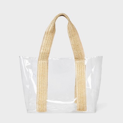 Wipeable Tote Handbag - Shade & Shore™ Clear