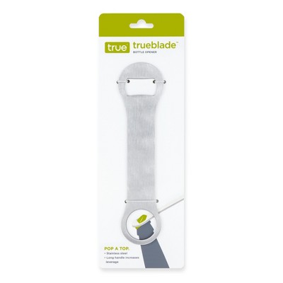 Stainless Steel Long Handle Silver Bottle Opener