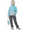 Kids Lightweight Packable Rain Jacket Waterproof Hooded Raincoats Windproof for Boys and Girls - 3 of 4