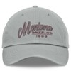 NCAA Montana Grizzlies Nico Cotton Hat: Adjustable Solid Gray Baseball Cap - 2 of 4