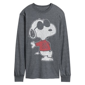 Men's - Peanuts - Joe Cool Long Sleeve Graphic T-Shirt - 1 of 4