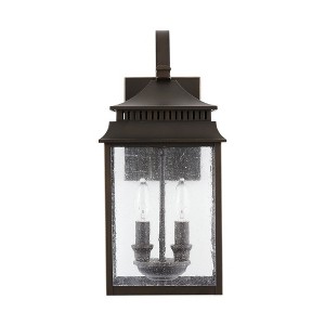 Capital Lighting Sutter Creek 2 - Light Wall Light in  Oiled Bronze - 1 of 4