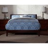 AFI Furnishings Orlando Queen Traditional Bed with Open Footboard and Turbo Charger in Walnut - 3 of 4