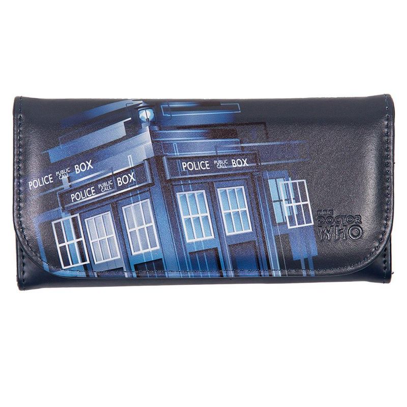 Seven20 Doctor Who Embossed Women's Wallet: Retro TARDIS, 1 of 3