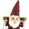 Sunnydaze Peter with a Pair of Pails Gnome Indoor/Outdoor Lightweight Resin Lawn and Garden Statue - 14" H - 4 of 4