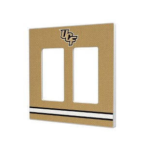 NCAA Big 12 Universities Stripe Hidden-Screw Light Switch Plate for Double Rocker - 1 of 4