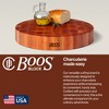 John Boos Boos Block CCB Series Round Large Reversible Wood Chopping Board, 3-Inch Thickness, 18" x 18" x 3" - 4 of 4