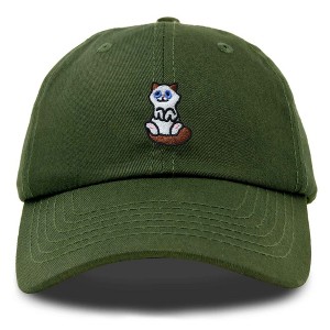 Dalix Ragdoll Cat Embroidered Cotton Dad Hat Cute Cat Lover Adjustable Baseball Cap for Everyday Style Womens - 1 of 4